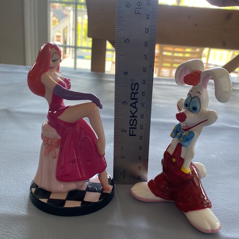 Jessica Rabbit & Roger Rabbit figurines cake topper keepsake knickknacks - Picture 11 of 12